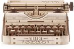 Eco Wood 3D Houten Vintage Typemachine DIY Modelbouw, Verzenden, Nieuw