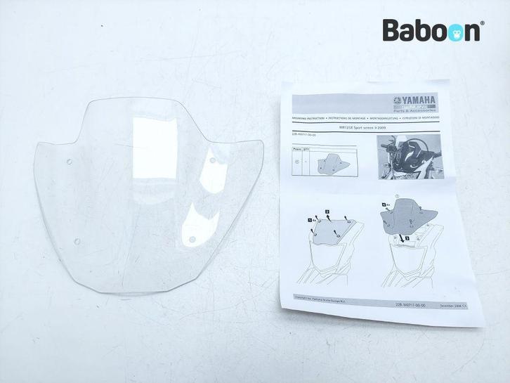 Kuipruit Yamaha WR 125 X 2009-2014 (WR125X) Sport Screen, Motoren, Onderdelen | Yamaha, Gebruikt, Verzenden
