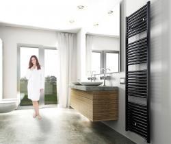 Heka sierradiator mat-zwart 1817x600 m/o aansl., Doe-het-zelf en Verbouw, Sanitair, Ophalen of Verzenden
