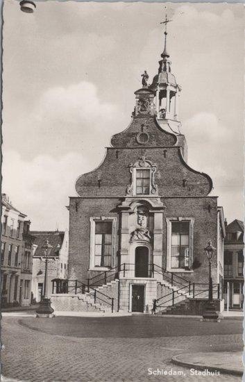 SCHIEDAM - Stadhuis, Verzamelen, Ansichtkaarten | Nederland, Verzenden
