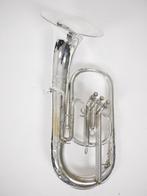 Bariton  Couesnon Front bell en front action verzilverd, Muziek en Instrumenten, Blaasinstrumenten | Tuba's, Gebruikt, Euphonium of Tenortuba