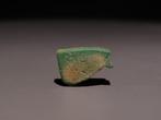 Oud-Egyptisch Faience Udjat Amulet. Late Periode, 664 - 332, Verzamelen