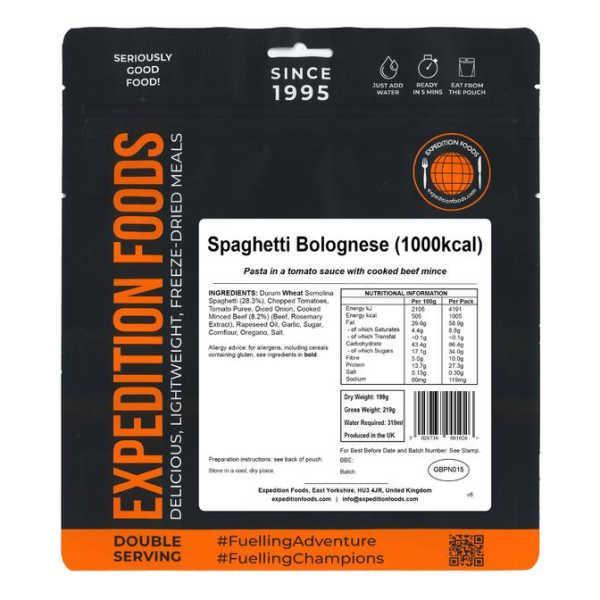 Spaghetti Bolognese - Expedition Foods, Diversen, Levensmiddelen