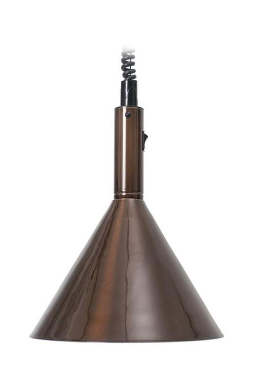 GGM Gastro | Warmtelamp Retro - 250 Watt - Ø 280 mm - Koper, Huis en Inrichting, Keuken | Servies, Effen, Nieuw, Kop(pen) en/of Schotel(s)