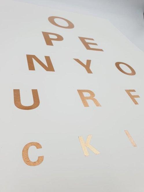 Alex Bucklee (XX-XXI) - Eye Test Bronze Foil (edition of 10), Antiek en Kunst, Kunst | Designobjecten