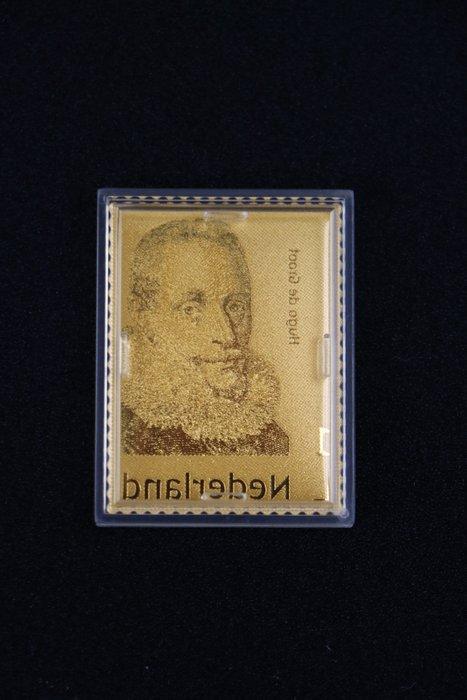 Nederland - Gouden Postzegel - Hugo de Groot, Postzegels en Munten, Postzegels | Nederland