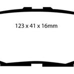 EBC 93-94 Lexus LS400 4.0 Redstuff Rear Brake Pads -, Ophalen of Verzenden, Nieuw