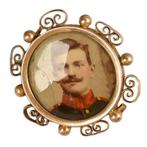 Zonder minimumprijs - Broche Gouden Liga - Oud militair