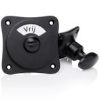 WC slot draaiknop vrij-bezet mat zwart - retro jaren 30 t..., Doe-het-zelf en Verbouw, Hang- en Sluitwerk, Ophalen of Verzenden