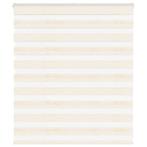 vidaXL Zebra rolgordijn 135x100 cm stofbreedte 130,9 cm, Verzenden, Nieuw, Beige