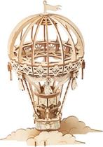 Robotime 3D Houten Hot Air Balloon DIY Miniatuur Knutselen, Verzenden, Nieuw