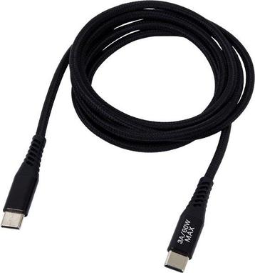 Sologic USB-C to USB-C laad- en datakabel-Zwart beschikbaar voor biedingen