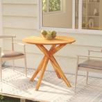 vidaXL Tuintafel 85x85x75 cm massief acaciahout, Tuin en Terras, Tuintafels, Verzenden, Nieuw, Hout
