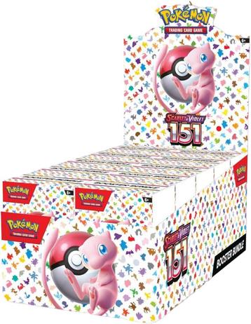 Pokémon TCG Scarlet & Violet 151-6 Booster Bundle Display beschikbaar voor biedingen