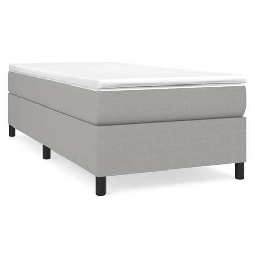 Lichtgrijs Bedframe 90x190 - - Retourdeal - Slaapkamer Up..., Huis en Inrichting, Slaapkamer | Bedden, 90 cm, 190 cm of minder