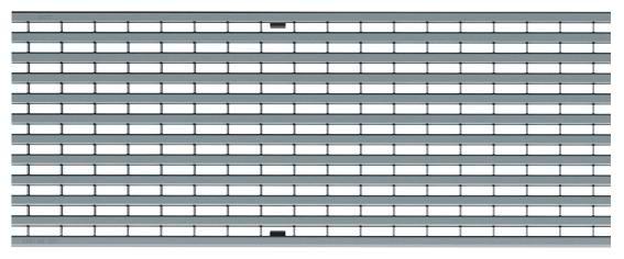 ACO Multiline Sealin V200 langstaafrooster verzinkt staal, Doe-het-zelf en Verbouw, Buizen en Afvoer, Ophalen of Verzenden