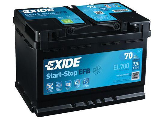 Exide 70AH Start Stop (EFB) 12V 760a Accu / Batterij EFB..., Auto-onderdelen, Accu's en Toebehoren, Nieuw, Ophalen of Verzenden