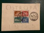 Duitse Rijk 1935 - Ostropa blok met zeldzame zie post, Gestempeld
