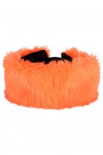Hoofdband Pluche Orange, Verzenden, Nieuw