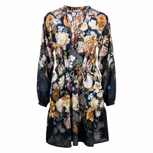 Princess goes Hollywood • zijden jurk bloem • 36, Kleding | Dames, Jurken, Zwart, Nieuw, Maat 36 (S), Verzenden