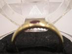 Ring - 14 karaat Geel goud, Bandring Diamanten Robijn Fritz, Sieraden, Tassen en Uiterlijk, Ringen, Nieuw