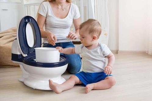 Snuggelz – Baby toilet trainer met deksel – Witblauw, Kinderen en Baby's, Overige Kinderen en Baby's, Nieuw, Verzenden