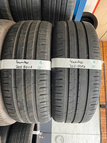 205-50-17 Kumho Zomerbanden 6mm Incl Montage 205 50 17 beschikbaar voor biedingen
