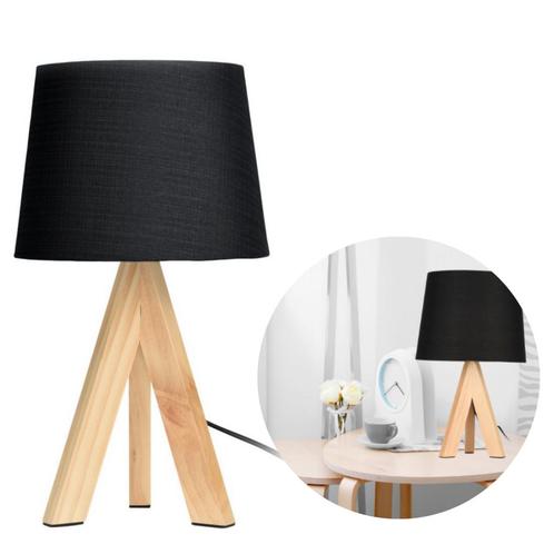 Cheqo® Luxe Tafellamp met Houten Poten - Bedlamp - Lamp - Sf, Huis en Inrichting, Lampen | Tafellampen, Nieuw, Verzenden