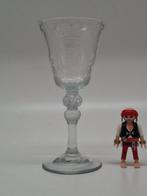 Wijnglas - Wapen Stadhouder Willem IV Republiek der, Antiek en Kunst