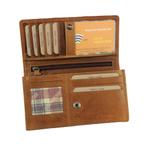 HillBurry Vintage Dames Portemonnee VL777023 - RFID - Bruin, Sieraden, Tassen en Uiterlijk, Portemonnees, Overige merken, Bruin