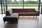 Cartel Living hoekbank Nomad 3 zits + Dormeuse in stof grijs, Hoekbank, Nieuw, Stof, Design made in Holland