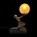 Lamp - Glas, Marmer, Zinklegering - Egyptische danseres