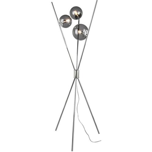 LED Vloerlamp - Trion Lancia - E14 Fitting - 3-lichts - Rond, Huis en Inrichting, Lampen | Vloerlampen, Nieuw, Metaal, Ophalen of Verzenden