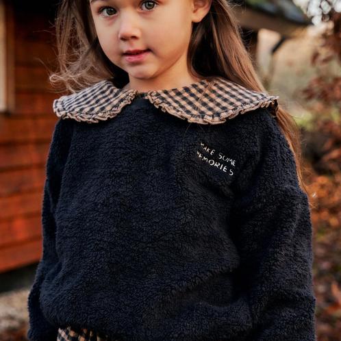 Your Wishes  Fluffy sweater donker bruin woody  Nio Maat 98, Kinderen en Baby's, Kinderkleding | Overige, Meisje, Nieuw, Ophalen of Verzenden