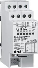 Gira KNX DIN-rail binair ingangsbussysteem - 212600, Doe-het-zelf en Verbouw, Elektra en Kabels, Verzenden, Nieuw, Overige typen