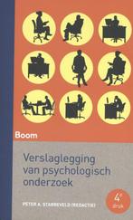 Verslaglegging van psychologisch onderzoek 9789024402632, Boeken, Verzenden, Zo goed als nieuw, Peter A Starreveld