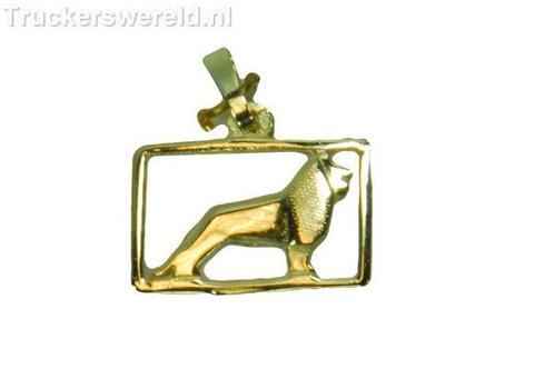Hanger MAN logo Goud, Sieraden, Tassen en Uiterlijk, Kettingen, Verzenden