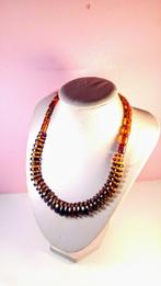 Baltic Amber - Strand - halsketting met bloemvormige