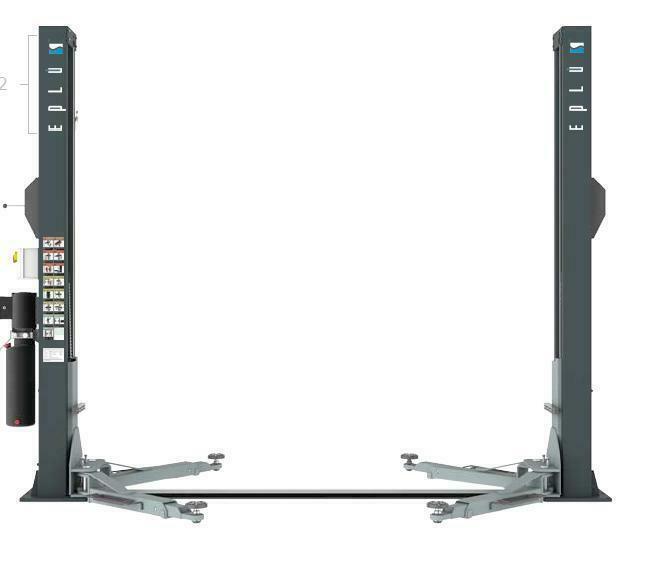 Oerdegelijke 2 koloms hefbrug 4000 kg 230 volt Eplus, Auto diversen, Autogereedschap, Nieuw, Ophalen of Verzenden