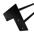 Gratis Verzending - Zwarte massieve 3-punt hairpin tafelpoot, Overige vormen, Nieuw, Tafelpoot, Modern