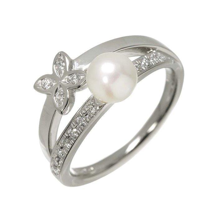 Mikimoto - Ring Platina, Sieraden, Tassen en Uiterlijk, Ringen