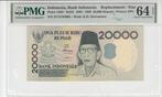 Indonesia P 138b 20 000 Rupiah 1998/1999 Replacement Pmg..., Verzenden