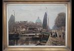 Heinrich Hermanns (1862-1942) - Stadsgezicht Amsterdam -