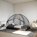 Klamboe met deuren Mongolia 220 gaas 200x120x130 cm zwart, Huis en Inrichting, Verzenden, Nieuw
