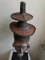 Polychroom Yaka-masker - Ndeemba - Jaka - DR Congo (Zonder