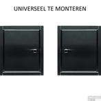 ROLL UP INBOUW TOILETROLHOUDER VOOR 6 ROLLEN BLACK CHROME, Ophalen of Verzenden, Nieuw