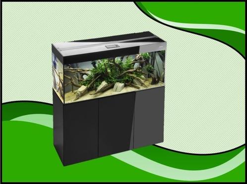 Aquael Glossy 100 zwart aquarium set inclusief glossy meubel, Dieren en Toebehoren, Vissen | Aquaria en Toebehoren, Nieuw, Verzenden