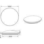 LED Plafondlamp - Badkamerlamp - Trion Puta - Opbouw Rond, Ophalen of Verzenden, Nieuw, Kunststof