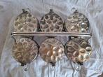Hors doeuvre set - Glas, Verzilverd - Zet in 6 dozen
