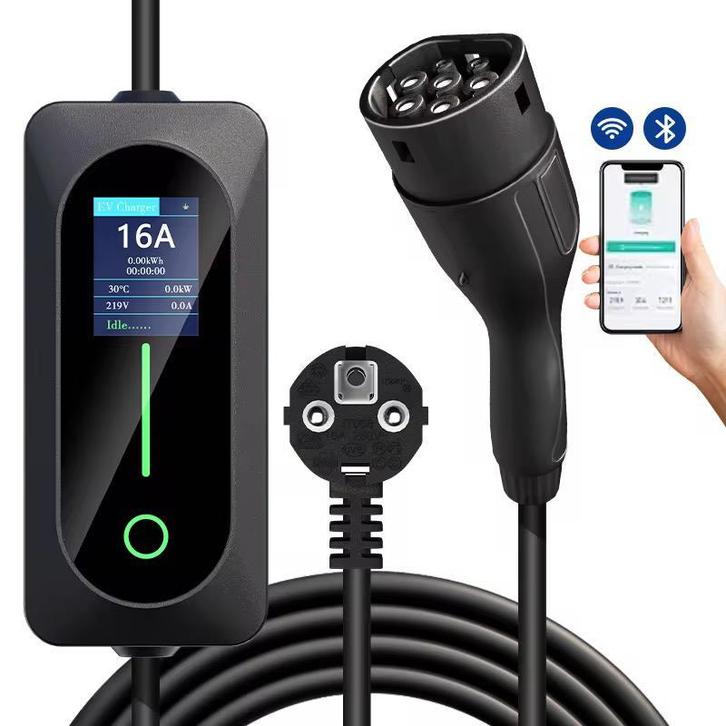 Bar2Charge Mobiele Thuislader Type 2 3.7kW IP67 Slimme, Auto diversen, Laadpalen, Verzenden